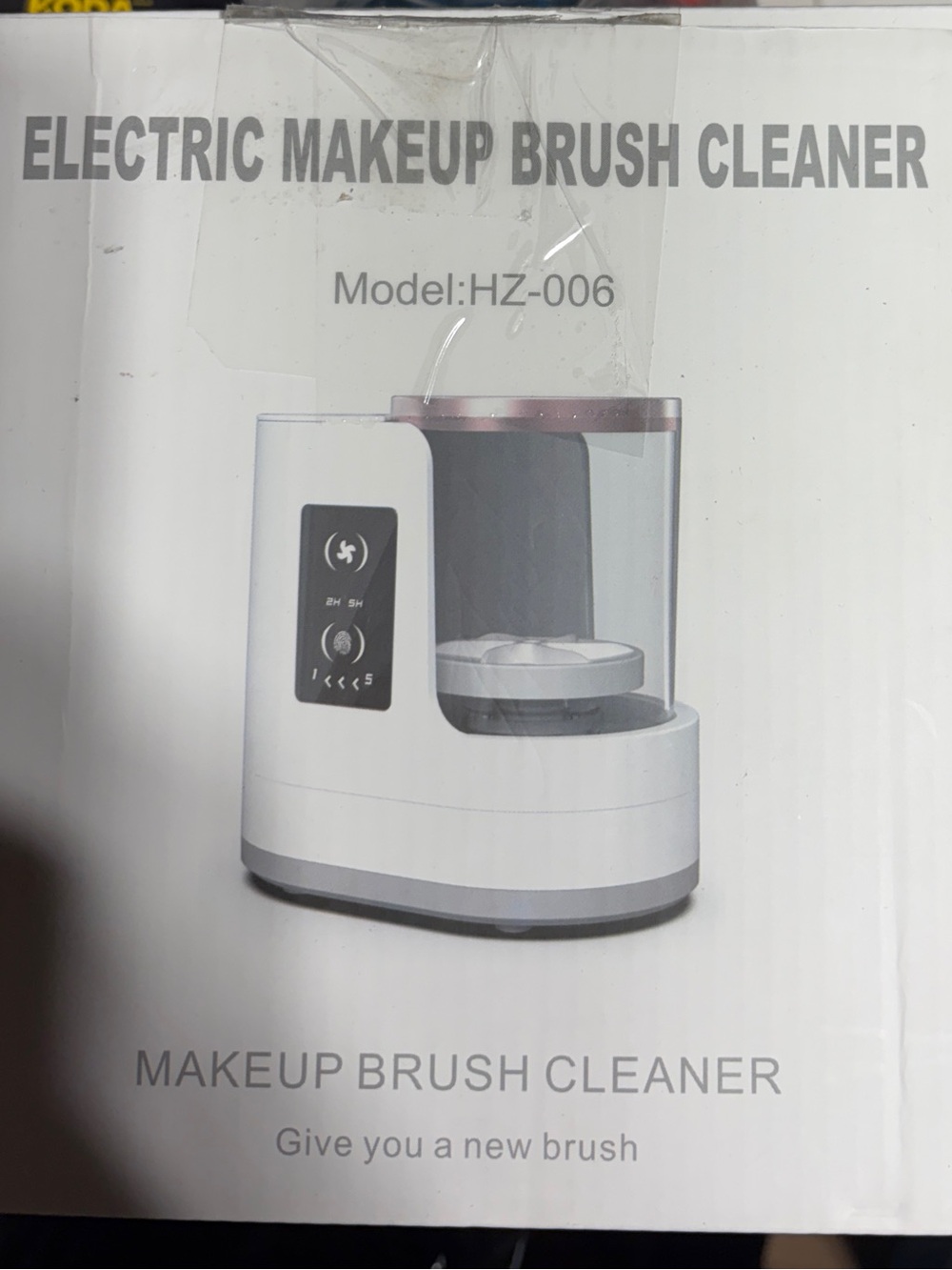 Electric Makeup Brush Cleaner HZ-006 in White